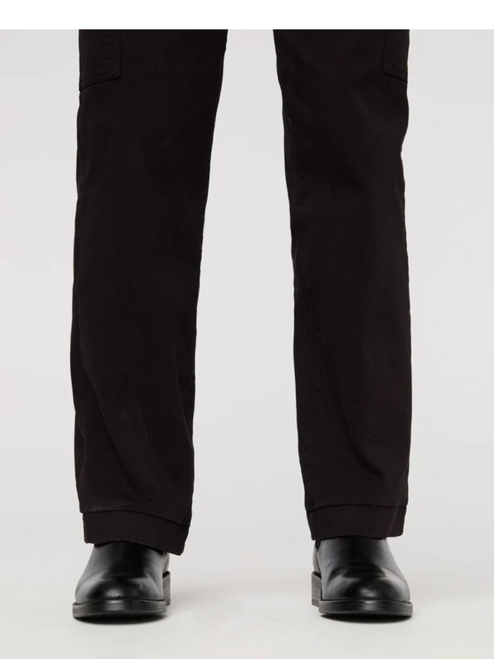 NWT Duer Du/er Women’s  LuxTwill Cargo Pants Black Cargo Straight-Leg - Picture 6 of 9